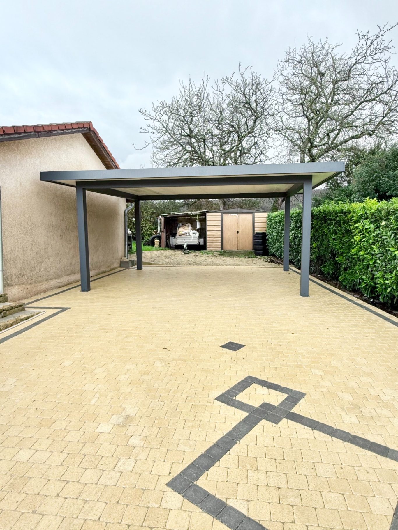 Carport GrandLuxe avec Debord 6x5