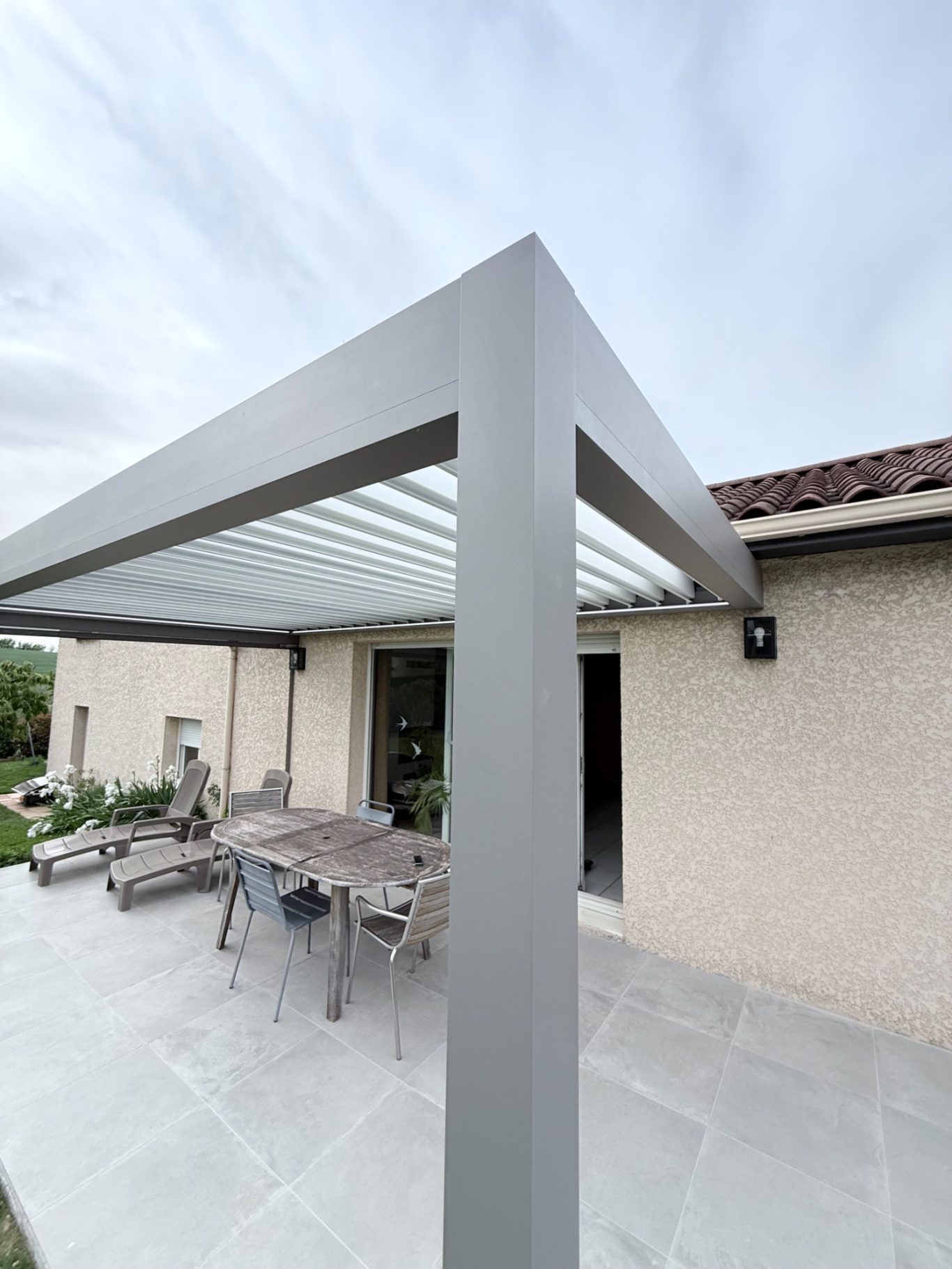 SUNRISE 5x3m RAL 7036