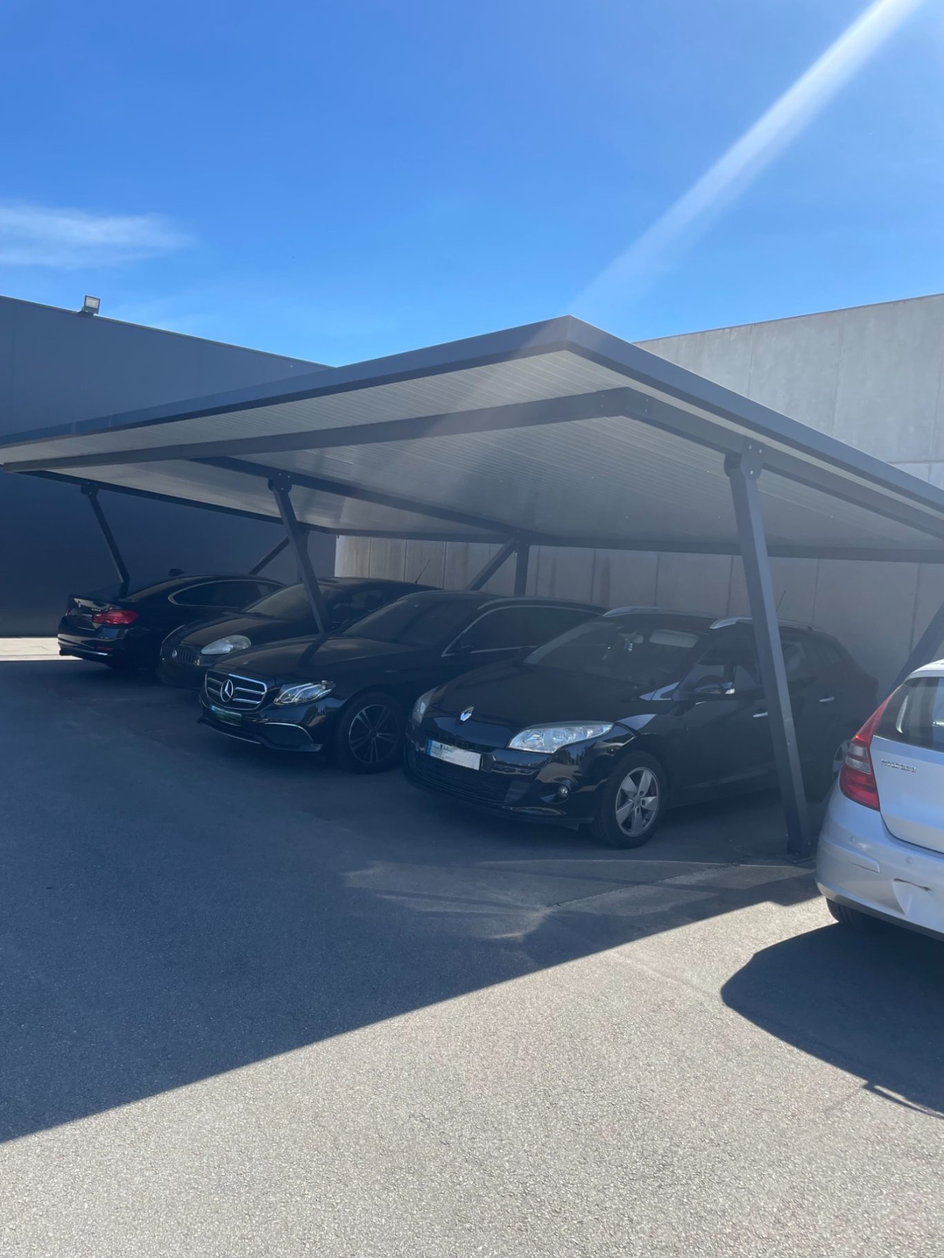 Carport Acier Toit1 Pan