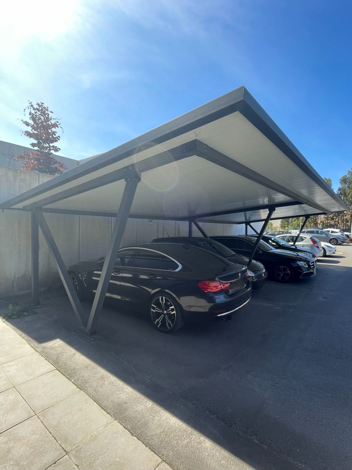 Carport Acier Toit1 Pan